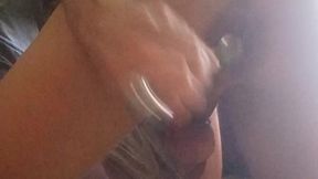 like a milking cow, spreading legs, i squirt on the couch because of a strong ass fucking