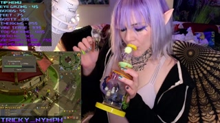 smoking hot tricky little nymph ;3