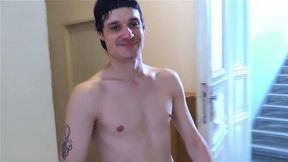 Czech hottie with dark hair enjoys a large load