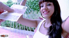 the sublime young mixed race sasha jones in my bed, for a good fuck with squirting