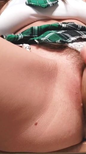 Teacher asked to bring him my dirty panties after orgasm