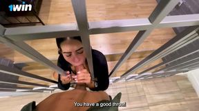 Dirty Colombian cougar gets rough-cunted at cop station POV &mdash;  multiple orgasms guaranteed!