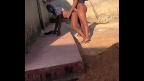 South African boys fucking outside