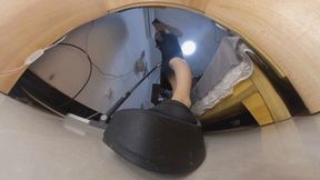 Become a stain under giantess Martha's sole VR360
