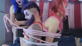 Clown Learns Bondage BTS