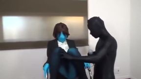 Miraidouga - Zentai Shoji Newcomer Office Lady Squirtin