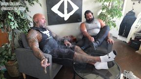 Foot Worship and Cigar Smoking with Oscar Bear