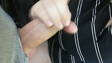 Gentle blowjob from a beautiful fellow traveler!