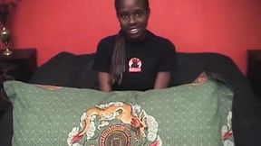 Black vixen with hairy pussy gets ate out and banged