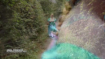 Anal Princess with massive tits sodomized by a fake lumberjack