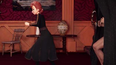 Anna Frozen gets tied up and dominated in rough anime sexcapade