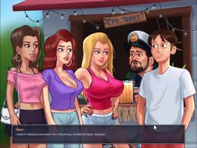 [Gameplay] Summertime Saga - I helped Roxy with her Id and saw their hot boobs