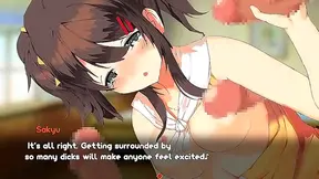 Hentai Game Scene – Armpit Fetish Fun With Sexy Anime Girls