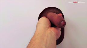 Just One Lick. and You'll Be Hooked. Worshiping His Uncut Cock at the Gloryhole
