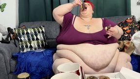Extreme Gluttony: 24 Piece Fried Chicken & a Dozen Donuts SD