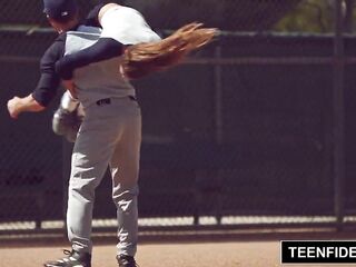 TEENFIDELITY - Kirsten Lee Creampied By Softball Tutor