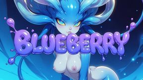 ALIEN & Blueberry Inflation - Blue Alien Turns Into Massive Shiny Blueberry Goddess After Flooding With Your Cum (Erotic Audio)