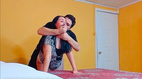 Big Tit BBW Stepmom Fucked Hard From Behind doggy style while making the bed