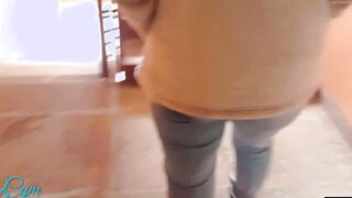 StepBrother and StepSister Help Each Others To Cum Into Underwear