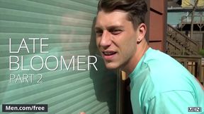 Frat Jocks Share Dicks in Hot Group Sex Scene on the Couch
