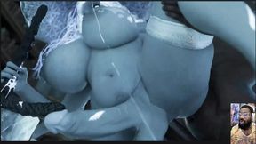 Big Huge Futa Lactating Breast Ranni Gets Fucked in Her Tight Ass Hole