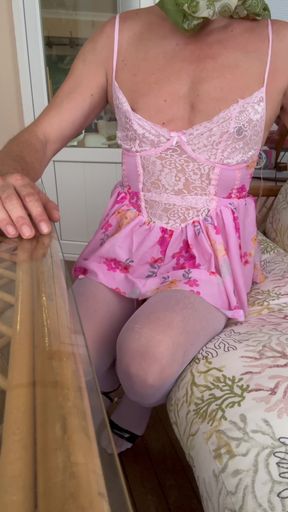 My boyfriend wore his step mother&amp;#039;s clothes   Clip 1