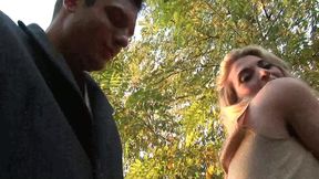 Beautiful Blonde MILF with Small Tits Ass Fucked Doggy Style and Cum in Mouth by Big Amateur Cock