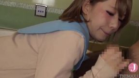 Naughty Cosplayer Delivers Fiery Blowjob with Innocent Charm