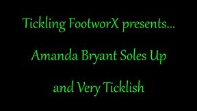 Amanda Bryant Soles Up and Very Ticklish