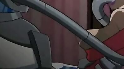 Watch as Cyborg Fucking Machine dominates and pounds two horny 18-year-olds in anime porn