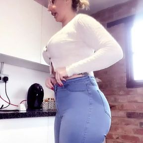 big ass paige turnah in Taboo step mum fantasy blowjob and sex with stepson in the kitchen