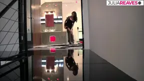 Bitch gets pussy torn apart after sucking a monster cock