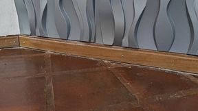 Katherine sexy heel popping session off the Ellie white Mules