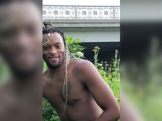 STRIPPED IN PUBLIC! Kennie Jai jerks in public - Watch Solely Fans for full clip!