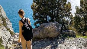 Banged Her Doggy Style in the Bushes at the Beach, Fucking in Public