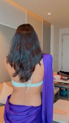 Saree dancing petite dancer goes viral on TikTok