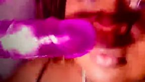 Purple dildo