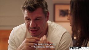 TUSHY Tight Tiny Actress Eva Generosi Has Passionate Anal With Director