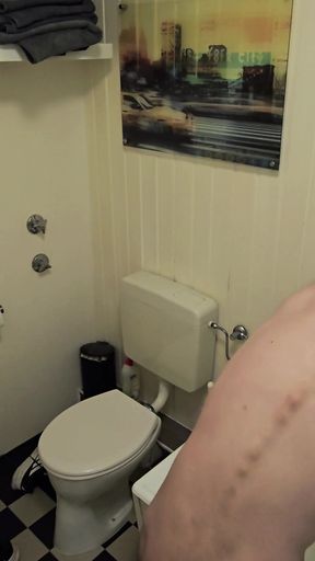 Sneaker boy sniffs his smelly sneaks and takes a shower after the gym   Clip 1