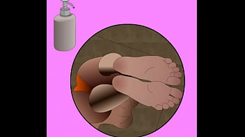 Feet/soles toe ring animation cum