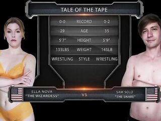 Ella Nova Vs Sam Solo Mixed Wrestling