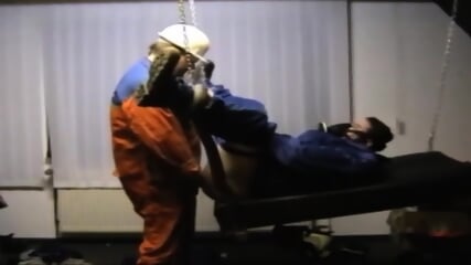 Bearded Daddy Barebacks Worker