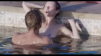 Tilda Swinton and Matthias Schoenaerts sex scene in the pool in A Bigger Splash