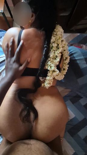 Big Ass South Indian Aunty in Bra Nice POV Doggy Pussy Sex