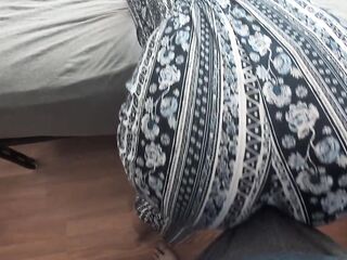 booty grinding makes him cum in boxers