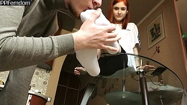 New Petite Princess Tris Foot And Socks Worship Femdom First Time