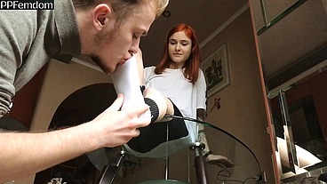 New Petite Princess Tris Foot And Socks Worship Femdom First Time