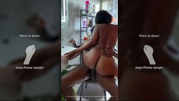 Quickie Bathroom Sex And Cum In Pussy Before Work [Full video]