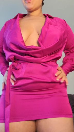MILF with natural tits shows off hairy pussy and saggy boobs in a group setting