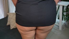 my chubby wife took a cum bath